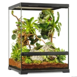 Online Pro Terrarium Small Tall 45x45x60 cm 121 Liter Terrarier Og Terrarielamper