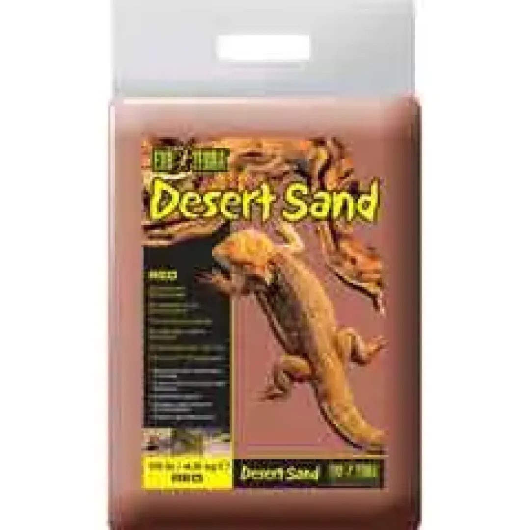 Exo Terra Rød Desert sand 4,5 kg Dekoration Til Terrarier