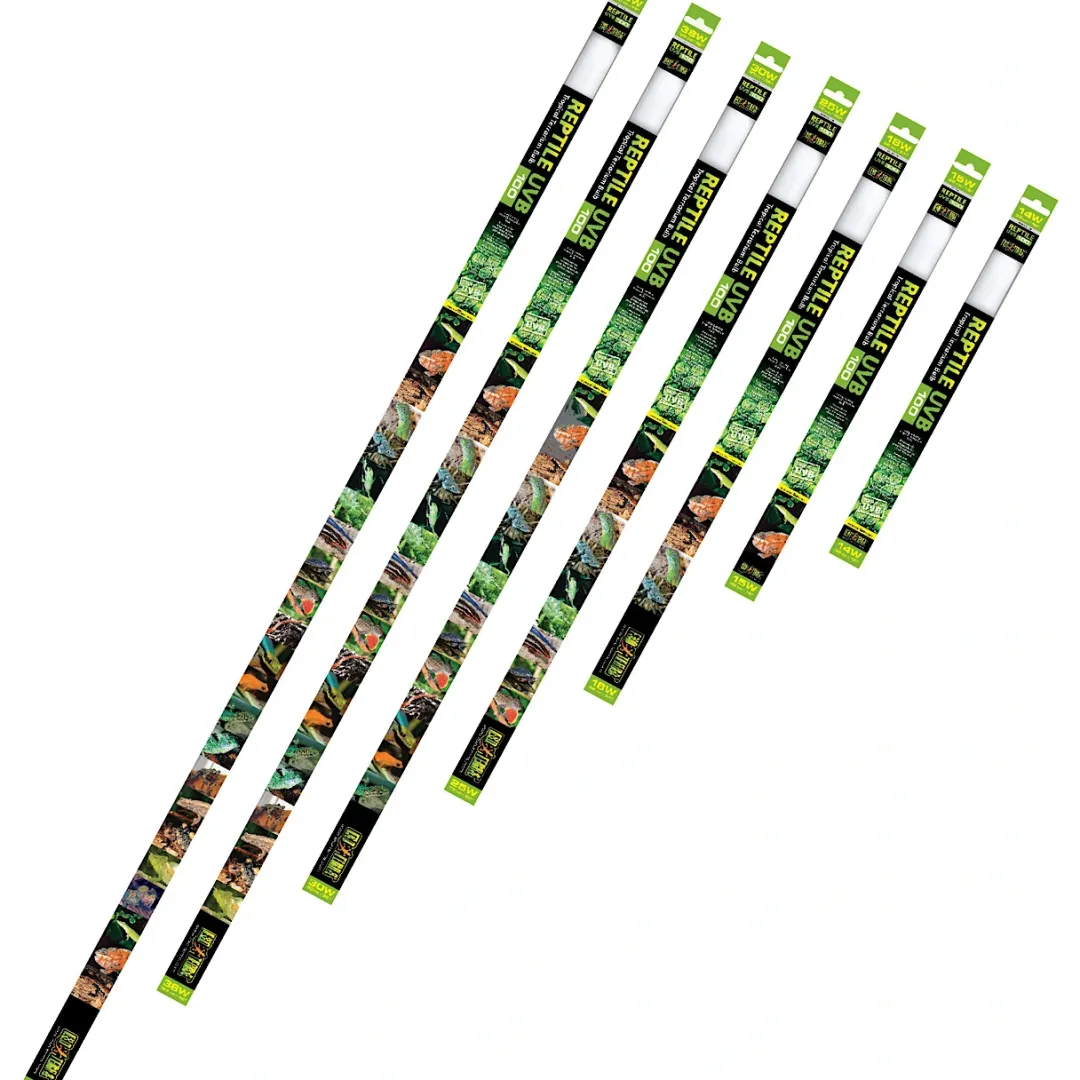 Hot Exo Terra Repti glo UVB 100 (5,0) 14 watt Terrarielysstofrør, Pærer Og Varme
