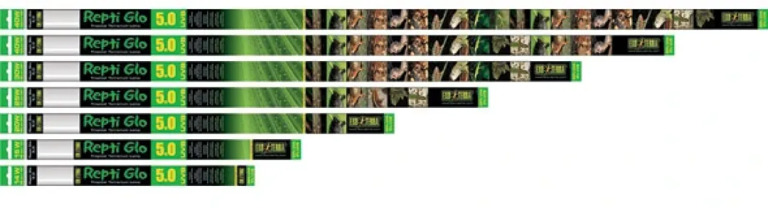 Sale Exo Terra Repti Glo UVB 100 (5,0) 36 watt 120 cm Terrarielysstofrør, Pærer Og Varme
