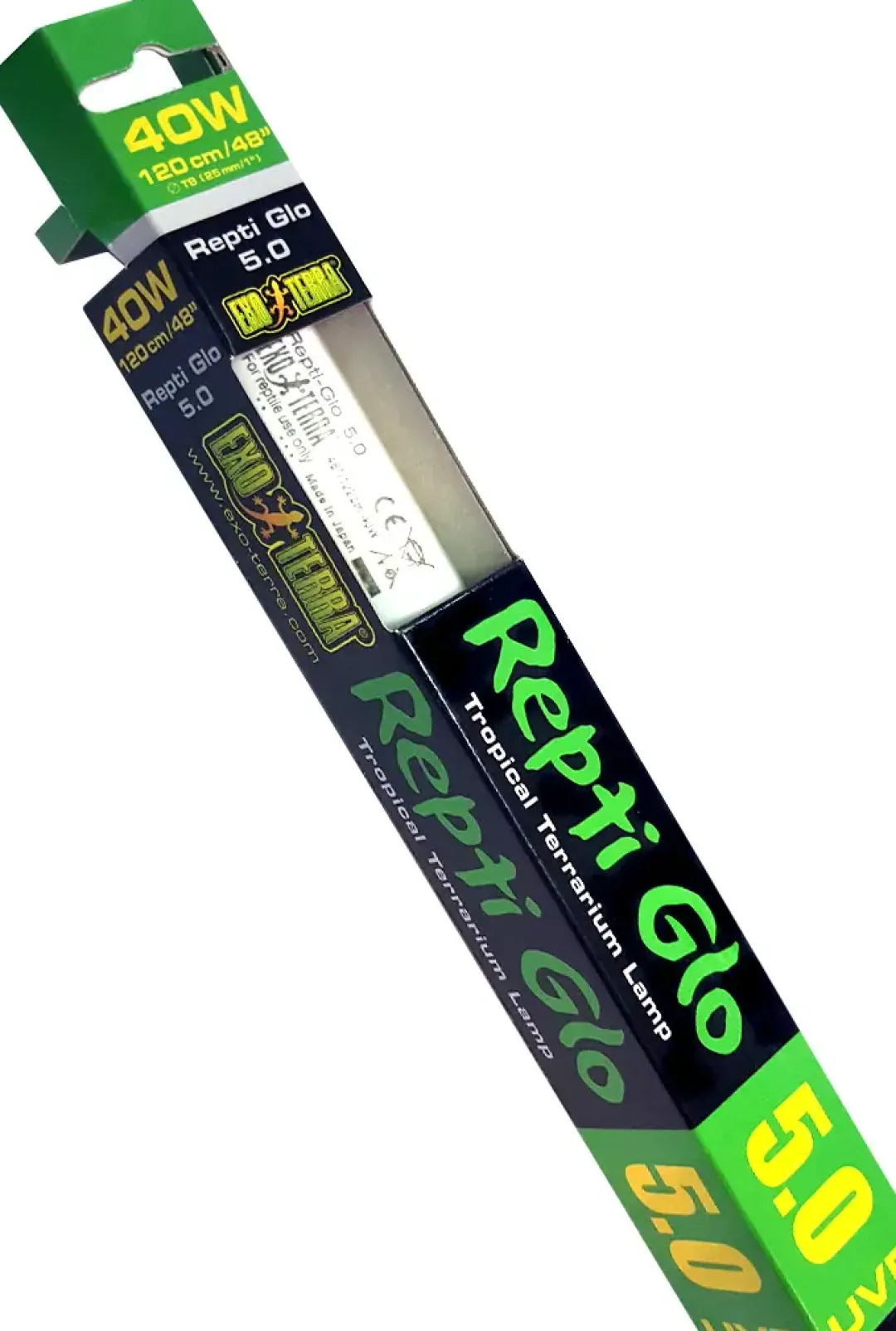 Exo Terra Repti Glo UVB 100 (5,0) 40 watt 105 cm Terrarielysstofrør, Pærer Og Varme