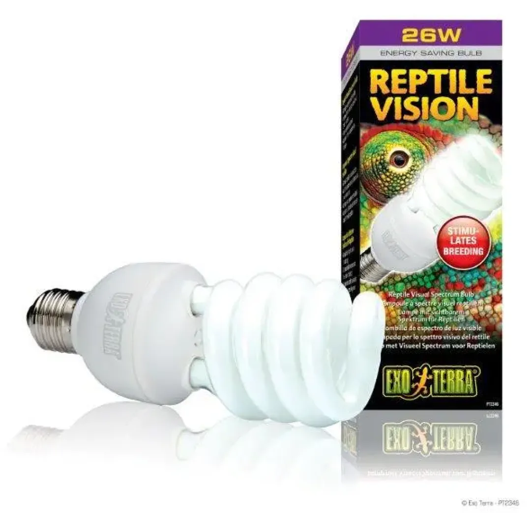 Clearance Exo Terra Repti Glo Vision 26 w Terrarielysstofrør, Pærer Og Varme