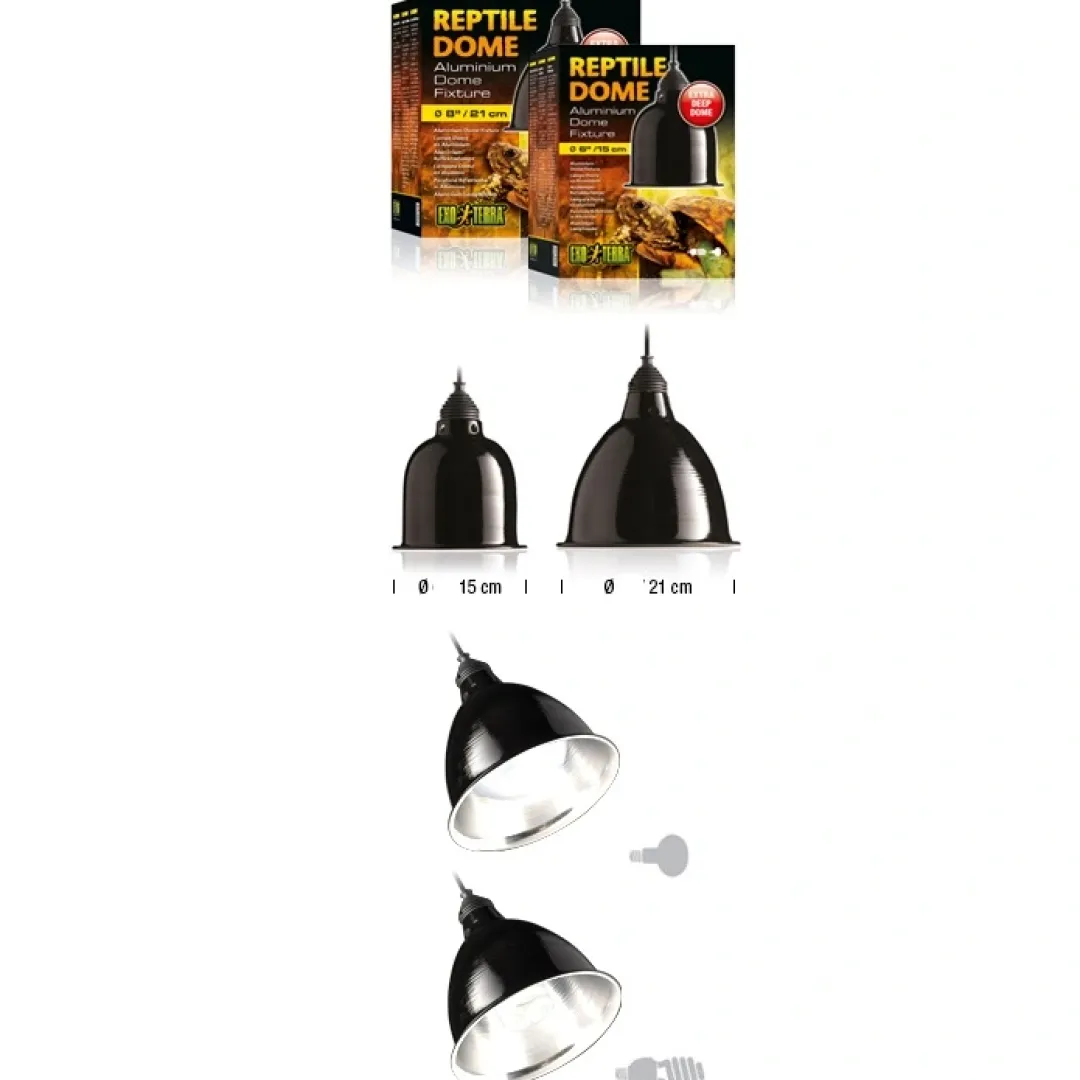 Outlet Exo Terra Reptile Dome small Ø 15 cm Terrarier Og Terrarielamper