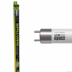 Hot Exo Terra Reptil UVB100 T5 24 Watt - Optimal UVA/UVB-belysning til tropiske reptiler Terrarielysstofrør, Pærer Og Varme