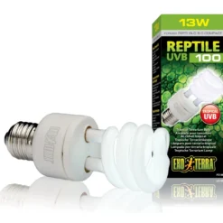 New Exo Terra Repti UVB 100 pære 13 w Terrarielysstofrør, Pærer Og Varme