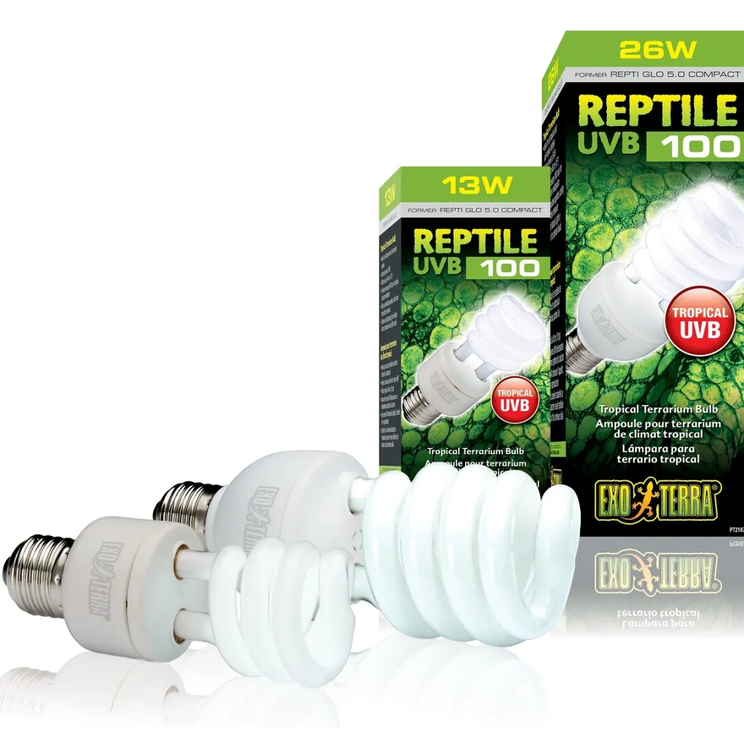 Best Exo Terra Repti UVB 100 Pære 25 w Terrarielysstofrør, Pærer Og Varme