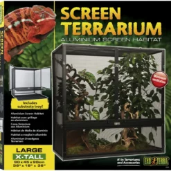 Outlet Exo Terra Screen Terrarium Large XTall 90x45x90 cm Terrarier Og Terrarielamper
