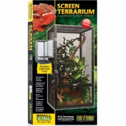 Discount Exo Terra Screen Terrarium Medium XTall 60x45x90 cm Terrarier Og Terrarielamper