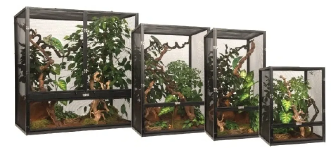 Discount Exo Terra Screen Terrarium Medium XTall 60x45x90 cm Terrarier Og Terrarielamper