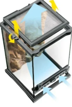 Outlet Terrarium Nano 20x20x20 cm 8 Liter Terrarier Og Terrarielamper