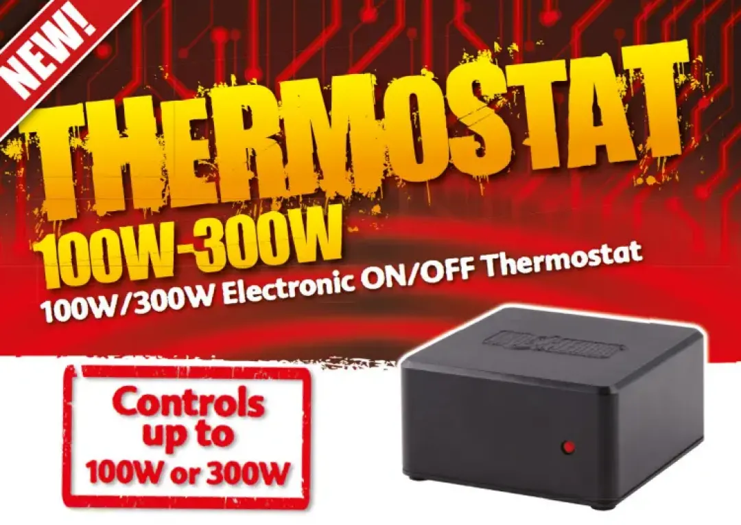 Discount Exo Terra Thermostat 300 W Terrarielysstofrør, Pærer Og Varme