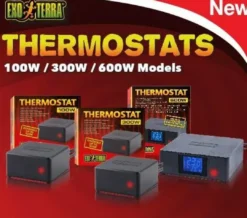 Discount Exo Terra Thermostat 300 W Terrarielysstofrør, Pærer Og Varme