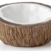 Online Tiki Kokosnød Vandskål 10x10x5 cm Foderskåle Og Vandskåle Til Terrarier