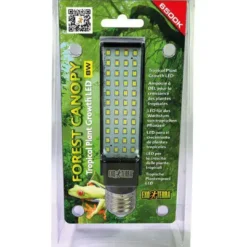 Best Tropicalplant LED 6500K 8 Watt Terrarielysstofrør, Pærer Og Varme