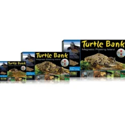 Clearance Exo Terra Turtle Bank med magnet lille Dekoration Til Terrarier