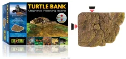 Clearance Exo Terra Turtle Bank med magnet lille Dekoration Til Terrarier