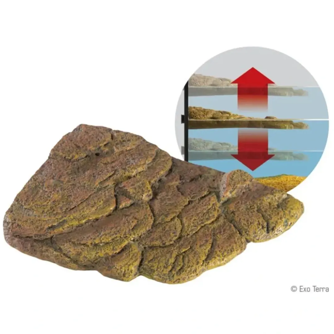 New Exo Terra Turtle Bank med magnet medium Dekoration Til Terrarier