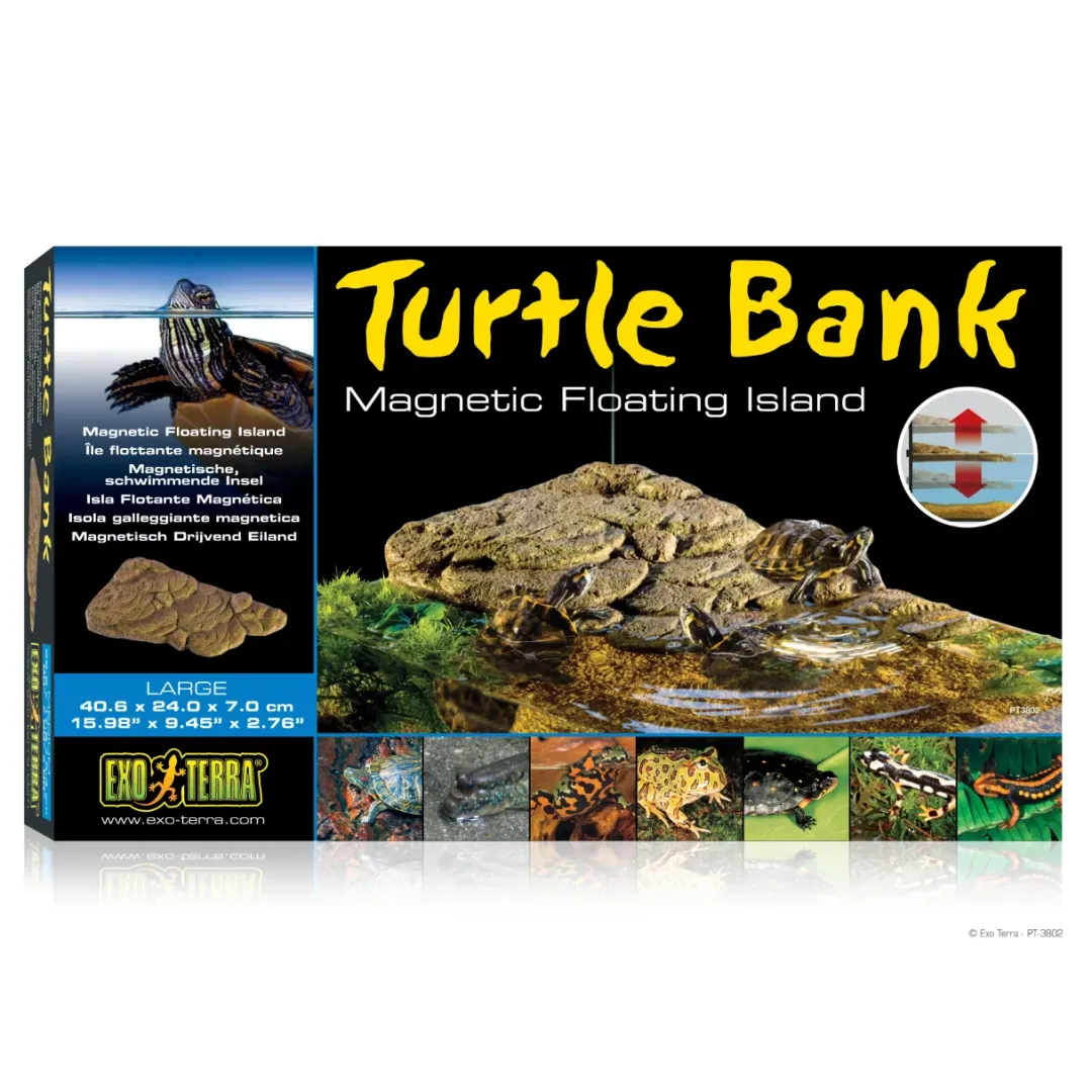 Online Exo Terra Turtle Bank med magnet stor Dekoration Til Terrarier