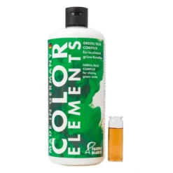Clearance Color Elements Green Blue Complex 500 ml Vandbehandlingsprodukter Til Saltvandsakvarier