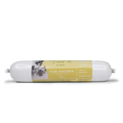 Feedit & Treat Pure Chicken 400 g - naturlig kyllingeskærepølse til hund og kat Snacks Til Hvalpe - Lækre Godbidder Til Træning Og Forkælelse|Hundeguf Og Tyggeben Til Hunde