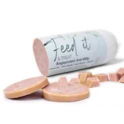 Clearance Feedit & Treat Pure Duck 400 g - naturlig andeskærepølse til hund og kat Snacks Til Hvalpe - Lækre Godbidder Til Træning Og Forkælelse|Hundeguf Og Tyggeben Til Hunde