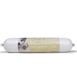 Sale Feedit & Treat Pure Ostrich 400 g - naturlig strudsepølse til hund og kat Snacks Til Hvalpe - Lækre Godbidder Til Træning Og Forkælelse|Hundeguf Og Tyggeben Til Hunde