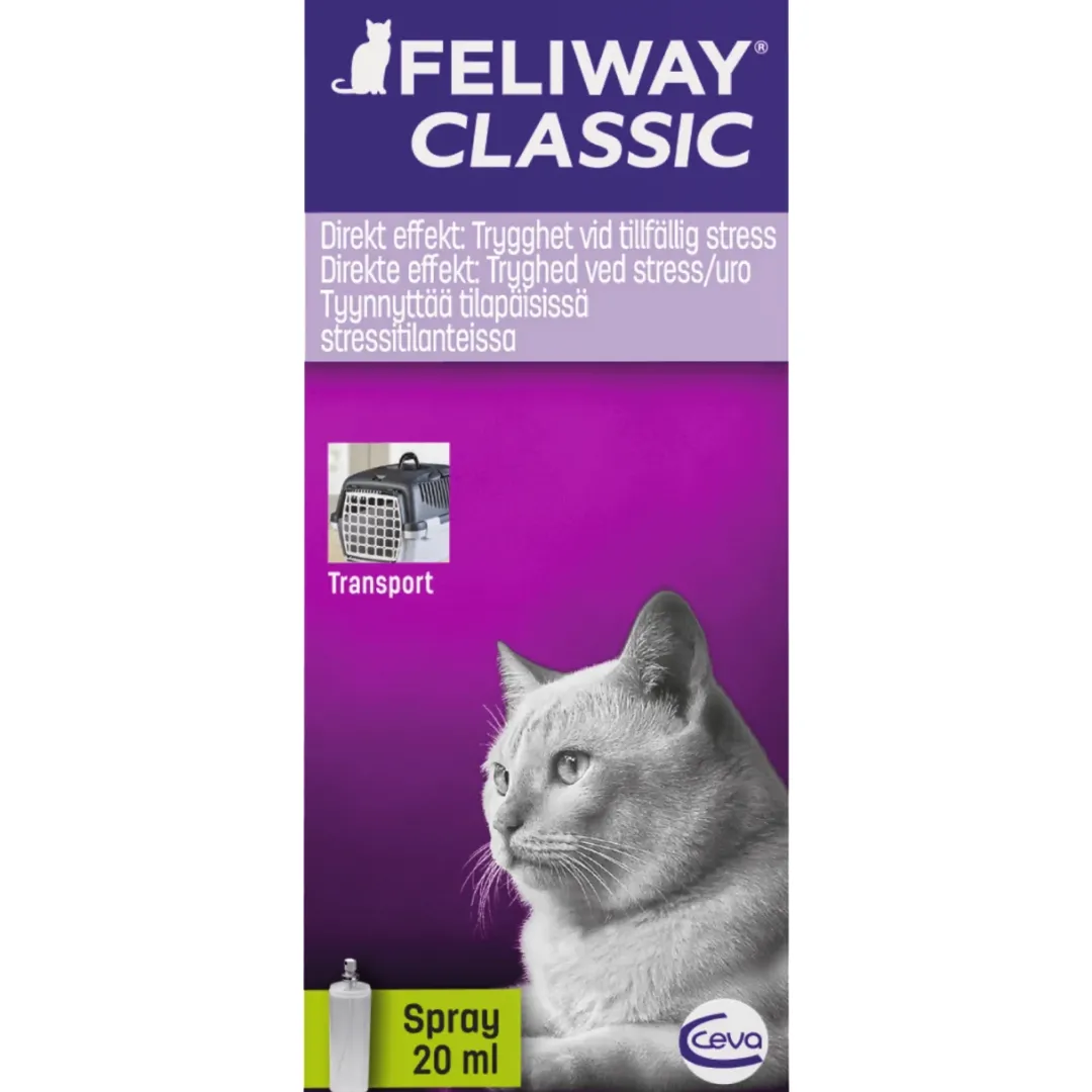 Clearance Classic Spray 20 ml Plejemidler Til Katte|Pleje Og Trivsel Til Killinger - Sundhed Pels Og Velvære