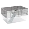 Clearance Glassy 80 hamsterbur i sort Bure & Tilbehør Til Gnavere & Kaniner