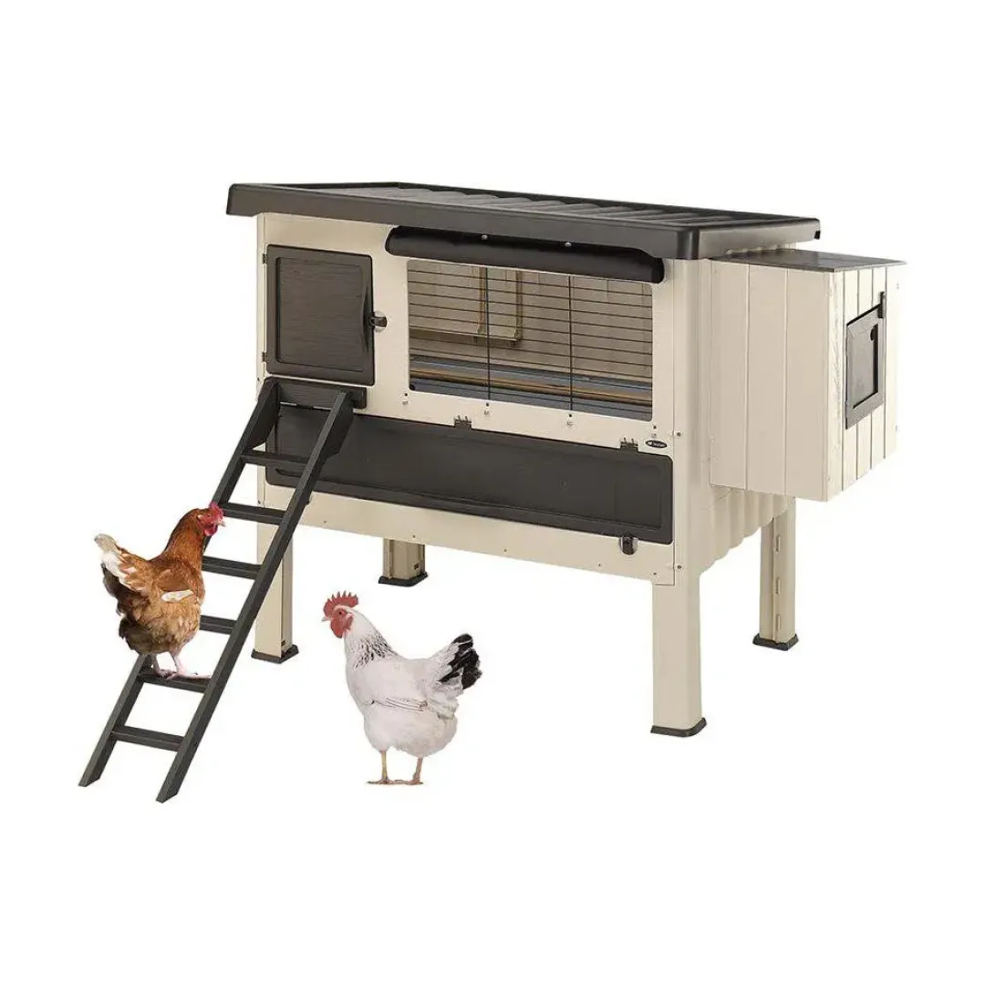 Clearance Happy Farm 120 Beige Hønsehus Vildfuglefoder & Hønseudstyr
