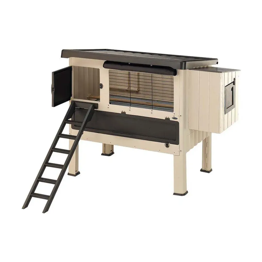 Clearance Happy Farm 120 Beige Hønsehus Vildfuglefoder & Hønseudstyr