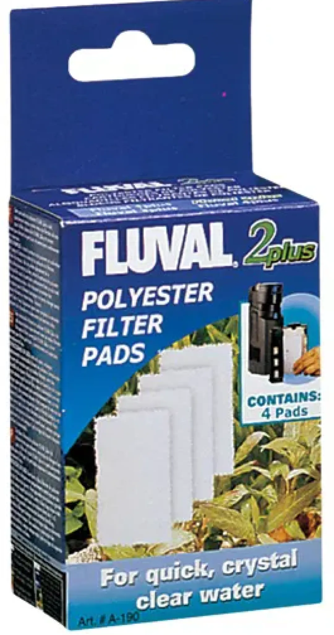 Sale Filterplade fin Fluval 2+, 4 stk. Reservedele Til Akvarier