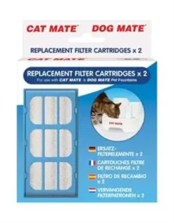 Filter til Cat Mate vandfontæne 335 2 stk Mad- Og Vandskåle Til Katte|Killingeskåle - Mad- Og Vandskåle Til Killinger