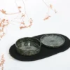 Sale Flad Jasper Green Marble Ø 13 cm x 2 cm Mad- Og Vandskåle Til Katte|Hundeskåle Til Mad Og Drikke Der Passer Til Din Hunds Behov