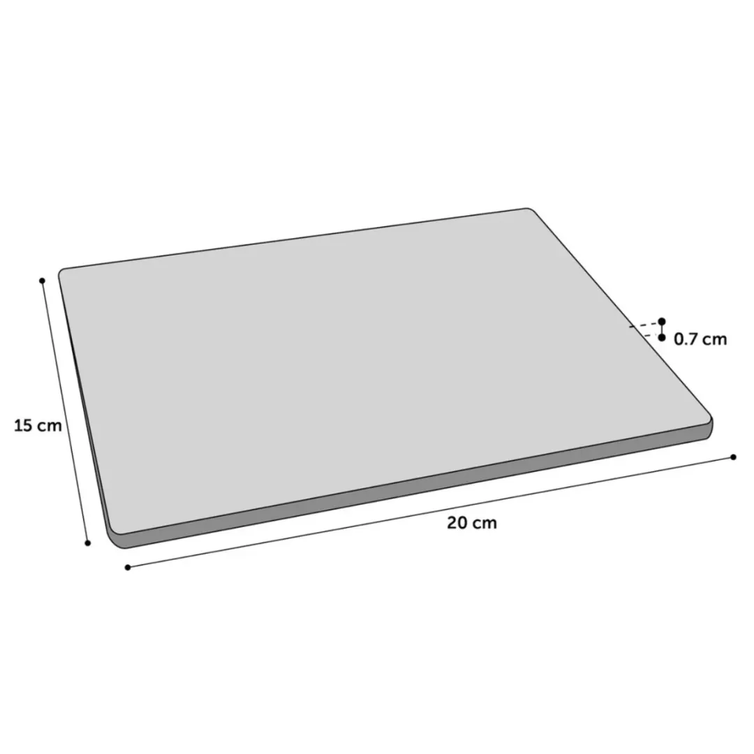 Clearance DOLO køleplade til marsvin og smådyr grå M 20x12x0,7 cm Legetøj Til Gnavere & Kaniner
