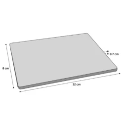 Hot DOLO køleplade til smådyr grå S 12x8x0,7 cm Legetøj Til Gnavere & Kaniner