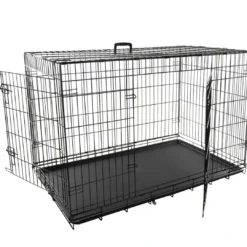 Clearance Hundebur i metal Keo Sort XL Transport Og Adgang Til Hvalpe - Tryg Og Nem Hverdag|Transport Og Adgang For Hunde - Tryg Og Nem Hverdag