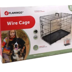 Clearance Hundebur i metal Keo Sort XL Transport Og Adgang Til Hvalpe - Tryg Og Nem Hverdag|Transport Og Adgang For Hunde - Tryg Og Nem Hverdag