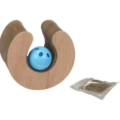 Clearance Kava kradselegetøj kat pap 11,5x10,5x8 cm Kradsetræer Og Klatremøbler Til Kat|Kradsetræ Til Killinger - Leg Træning Og Klopleje I Et