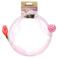 New Kennedy kattetunnel pink 45 cm Killingelegetøj - Sjov, Træning Og Aktivering For Killinger|Kattelegetøj