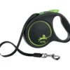 Discount Flexi Black Design bånd M 5 meter 25 kg grøn Hundesnor I Mange Varianter Og Materialer|Hundesnor Til Hvalpe