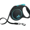 Best Flexi Black Design bånd M 5 meter 25 kg blå Hundesnor I Mange Varianter Og Materialer|Hundesnor Til Hvalpe