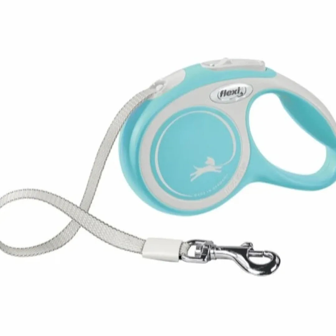 Best Flexi New Comfort bånd XS 3 m 12 kg lyseblå Hundesnor I Mange Varianter Og Materialer|Hundesnor Til Hvalpe
