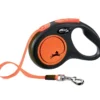 Sale Flexi New Neon bånd M 5 meter 25 kg orange Hundesnor I Mange Varianter Og Materialer|Hundesnor Til Hvalpe