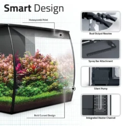 Outlet Flex akvarium 2.0 57 Liter Sort Akvarier