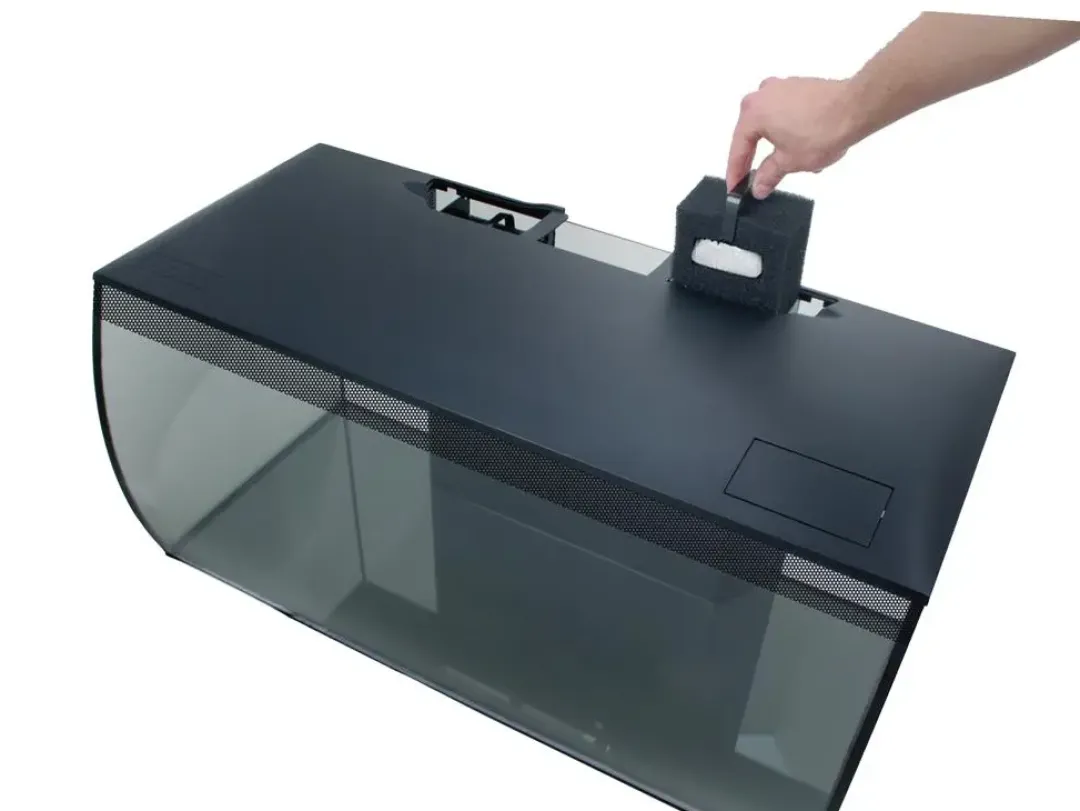 Hot Flex akvarium 123 Liter Sort Akvarier