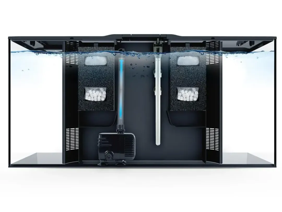 Hot Flex akvarium 123 Liter Sort Akvarier