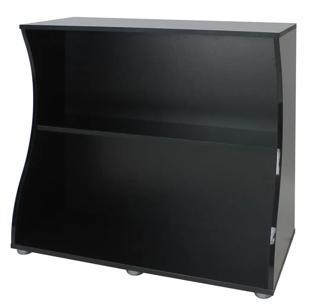 Clearance Flex kabinet til akvarium 123 Liter Sort Akvarieborde Og Akvariereoler