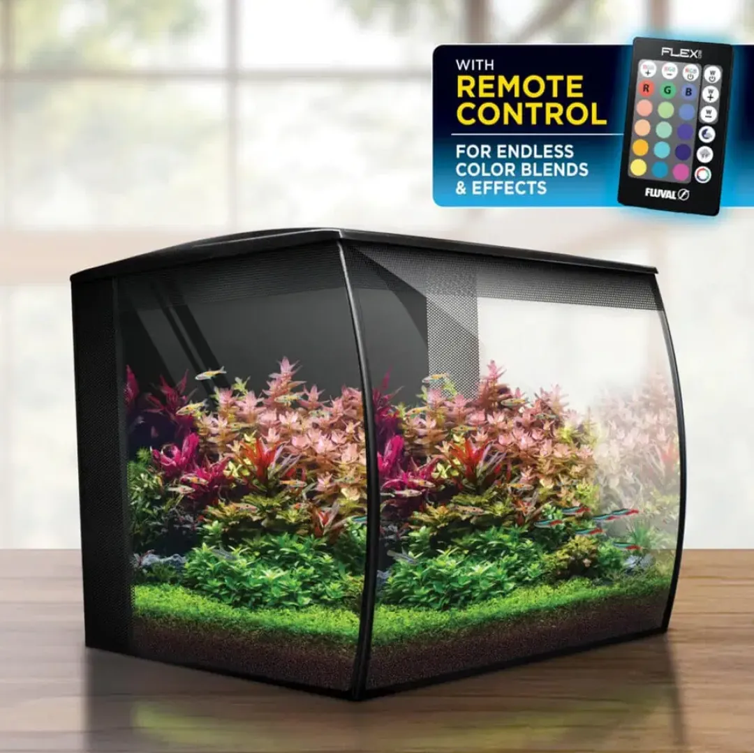 Clearance Flex LED akvarium version 2.0 34 L Sort Akvarier