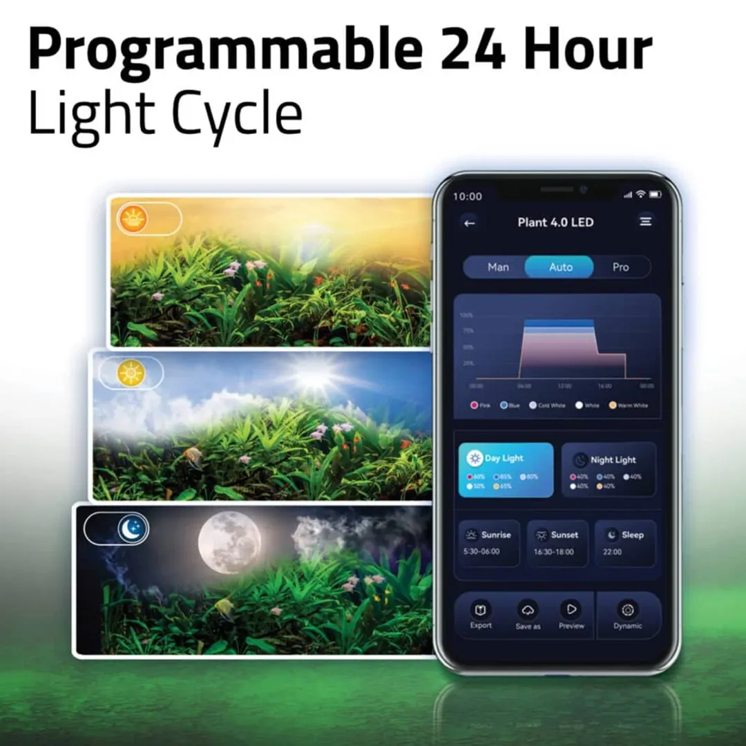Online Plant 4.0 LED 46 Watt 88,2-125,8 cm Akvarielamper