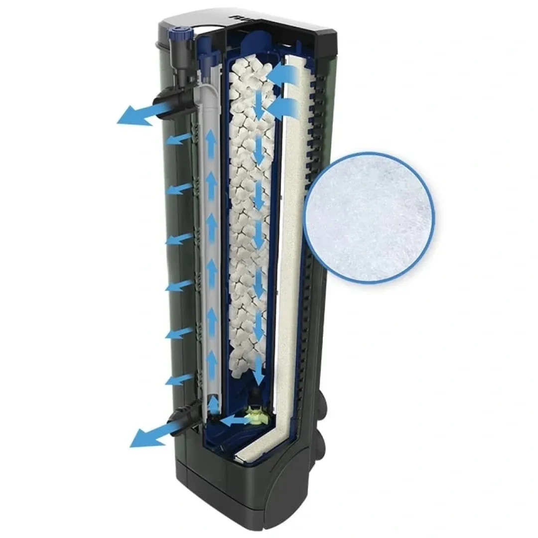 Hot U4 Clearmax Fin Filtermåtte Akvariefilter Og Pumpe
